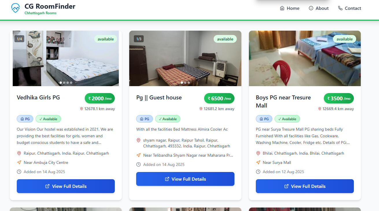 MyCityRoom - Room Finder Platform